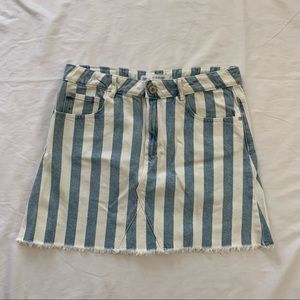 striped zara jean skirt